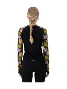 MONS ROYALE Bella Merino Air-Con Damen Langarm Shirt alpine bloom black L