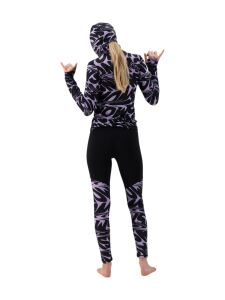 MONS ROYALE Cascade Merino Flex Baselayer Damen Langarm Shirt signal lost lupin M