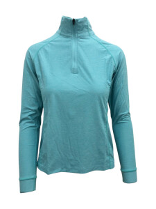 ROSSIGNOL Westweg Half Zip Damen Langarm Shirt caribbean L
