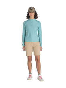 ROSSIGNOL Westweg Half Zip Damen Langarm Shirt caribbean L