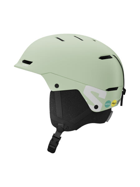 SALOMON Husk Kinder Skihelm white moss | 56-59cm