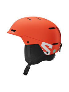 SALOMON Husk Jr Skihelm cherry tomato