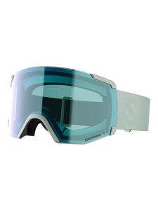 SALOMON S/View Photo Skibrille white moss