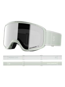 SALOMON Aksium 2.0 Skibrille white moss