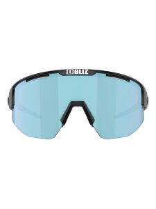 BLIZ Matrix Sonnenbrille matte black, smoke&iceblue mirror | O/S