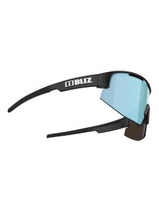 BLIZ Matrix Sonnenbrille matte black, smoke&iceblue mirror | O/S