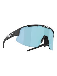 BLIZ Matrix Sonnenbrille matte black, smoke&iceblue mirror | O/S