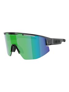 BLIZ Matrix Sonnenbrille crystal black brown green mirror