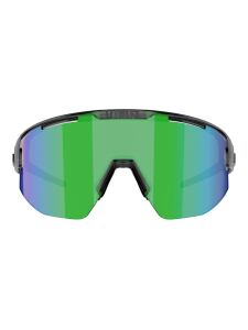 BLIZ Matrix Sonnenbrille crystal black, brown&green mirror | O/S