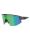 BLIZ Matrix Sonnenbrille crystal black, brown&green mirror | O/S