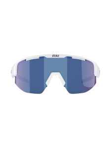 BLIZ Matrix Small Sonnenbrille matt white smoke blue mirror Gr. O/S