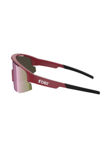 BLIZ Matrix Small Sonnenbrille matt burgundy brown rose mirror Gr. O/S