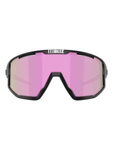 BLIZ Fusion Small Sonnenbrille matt black brown rose mirror Gr. O/S