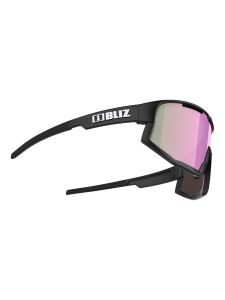 BLIZ Fusion Small Sonnenbrille matt black, brown&rose mirror | O/S