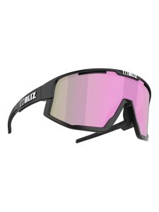 BLIZ Fusion Small Sonnenbrille matt black, brown&rose mirror | O/S