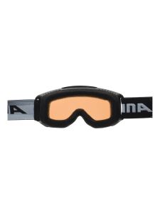 ALPINA Piney Kinder Skibrille mit 100% UV-Schutz black matt | O/S