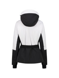 CMP Woman Jacket Zip Hood Skijacke bianco/nero | 36