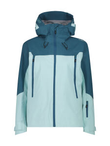 CMP Unlimitech-Shell Damen Skijacke mit Kapuze acqua