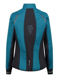 CMP Damen Hybrid Jacke mit abnehmbaren Ärmeln teal