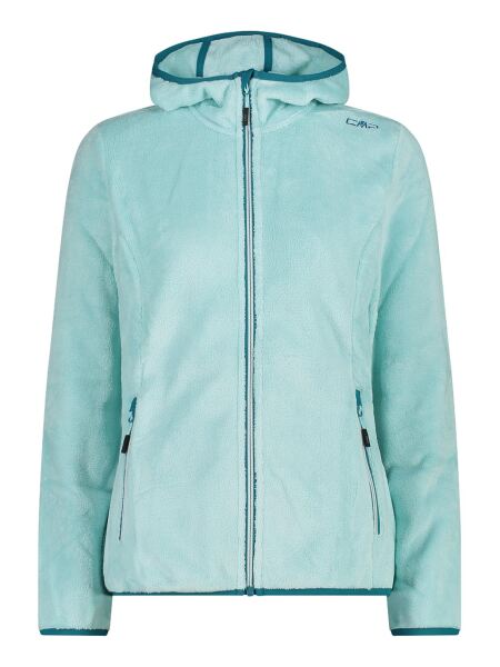 CMP HighLoft Fleece Damen Jacke mit Kapuze acqua | 38