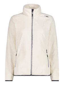 CMP Damen Jacket Fleecejacke b.co gesso-b. blue