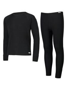 CMP Kinder Skiunterwäsche Set Lang (Sweat and Pant) Nero | 116