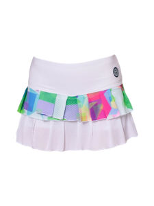 BIDI BADU Kaleido Pleated Mädchen Tennisrock white/mixed | 128