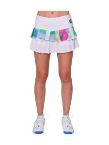 BIDI BADU Kaleido Pleated Mädchen Tennisrock white/mixed | 128