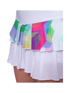 BIDI BADU Kaleido Pleated Mädchen Tennisrock white/mixed | 128