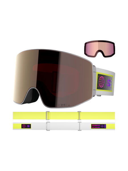 SALOMON Sentry Prime Skibrille grey violet | O/S