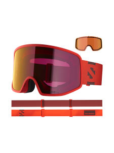 SALOMON Sentry Pro Skibrille cherry tomato