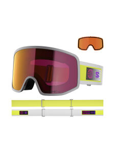 SALOMON Sentry Pro S Skibrille grey violet