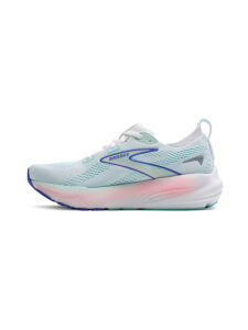 BROOKS Glycerin 22 Damen Laufschuhe Wide White/Limpet Shell/Amparo Blue | EU 39