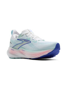 BROOKS Glycerin 22 Damen Laufschuhe Wide White/Limpet Shell/Amparo Blue EU 40