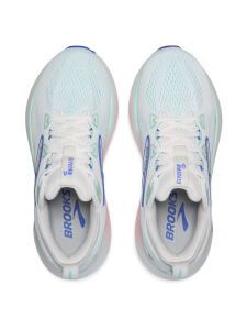 BROOKS Glycerin 22 Damen Laufschuhe Wide White/Limpet Shell/Amparo Blue EU 40