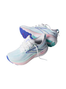 BROOKS Glycerin 22 Damen Laufschuhe Wide White/Limpet Shell/Amparo Blue EU 40