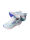 BROOKS Glycerin 22 Damen Laufschuhe Wide White/Limpet Shell/Amparo Blue EU 40