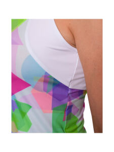 BIDI BADU Kaleido Tanktop Damen white/mixed | L