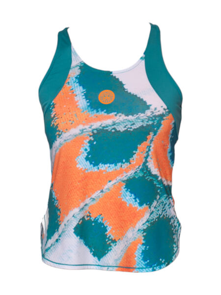 BIDI BADU Melbourne 2025 Tanktop petrol orange | L