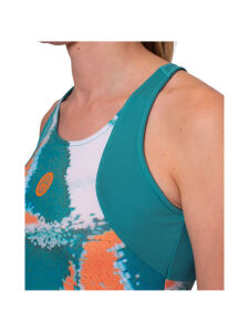 BIDI BADU Melbourne 2025 Tanktop petrol orange | L