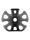 LEKI BIG MOUNTAIN BINDING BASKET Tiefschneeteller black smoke | 95