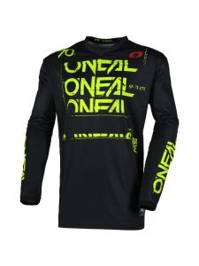 ONEAL Element Jersey Static Radtrikot black/neon yellow