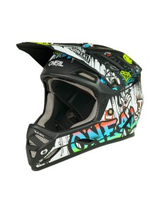 ONEAL Backflip Rancid Fullface Bike Helm black/white L
