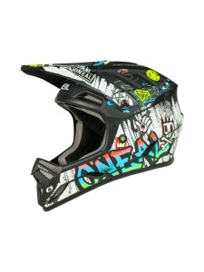 ONEAL Backflip Rancid Fullface Bike Helm black/white L