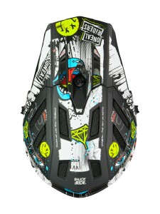 ONEAL Backflip Rancid Fullface Bike Helm black/white L
