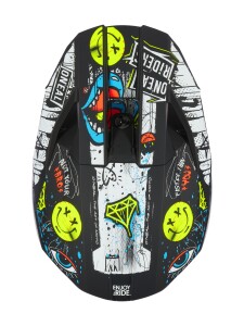 ONEAL 3SRS Rancid Kinder Fahrradhelm black/white L
