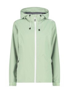 CMP Damen Regenjacke aus Ripstop mit Kapuze Jade