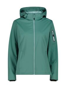 CMP Damen Softshell Jacke mit abnehmbarer Kapuze Agave