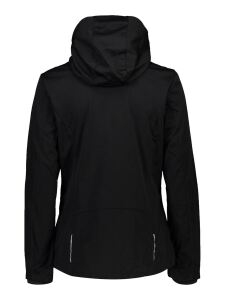 CMP Damen Softshell Jacke mit abnehmbarer Kapuze Nero 36
