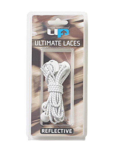 EPM Reflective Elastic Laces 2 Pack Scnürsenkel weiss | 120 cm